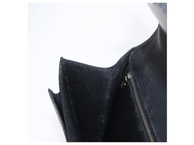 LOUIS VUITTON Borsa a Mano Epi Monceau 28 Nera M52122 LV Auth ep12499 Nero - vista 21