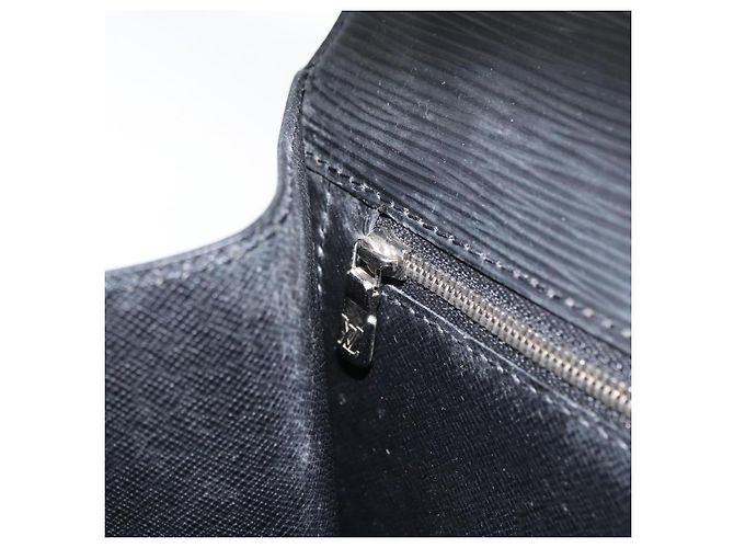 LOUIS VUITTON Borsa a Mano Epi Monceau 28 Nera M52122 LV Auth ep12499 Nero - vista 22