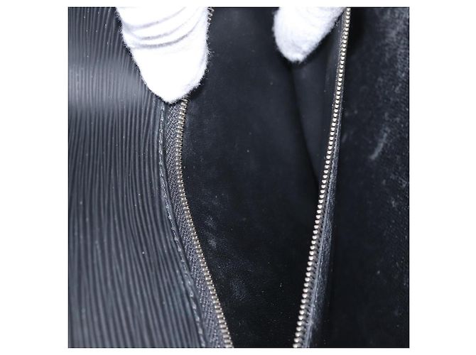 LOUIS VUITTON Borsa a Mano Epi Monceau 28 Nera M52122 LV Auth ep12499 Nero - vista 23