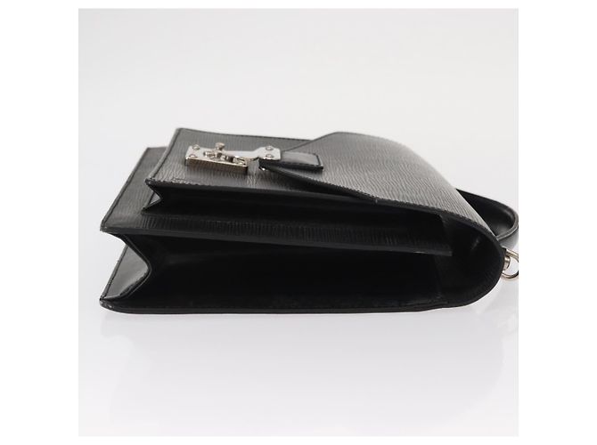 LOUIS VUITTON Borsa a Mano Epi Monceau 28 Nera M52122 LV Auth ep12499 Nero - vista 3