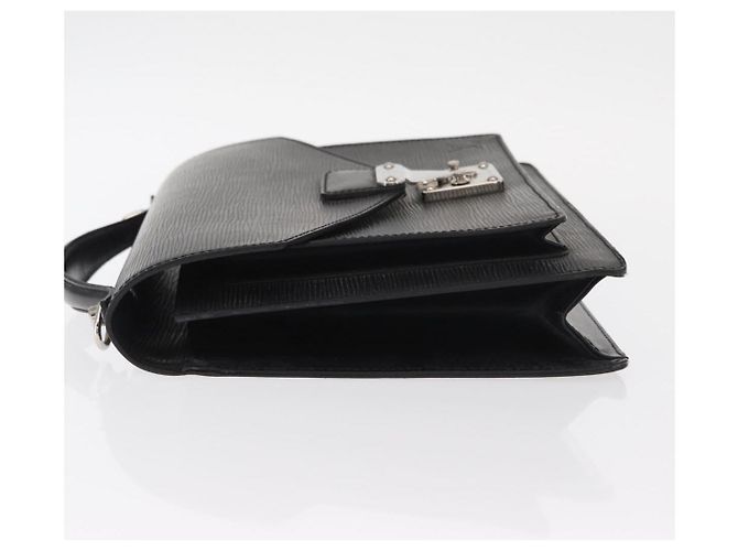 LOUIS VUITTON Borsa a Mano Epi Monceau 28 Nera M52122 LV Auth ep12499 Nero - vista 4