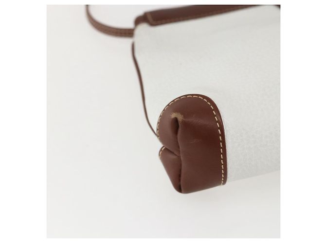 Borsa a Spalla GG Supreme in Pelle Bianca e Argento di GUCCI 87 007 5553 Auth bs31885 Bianco - vista 11