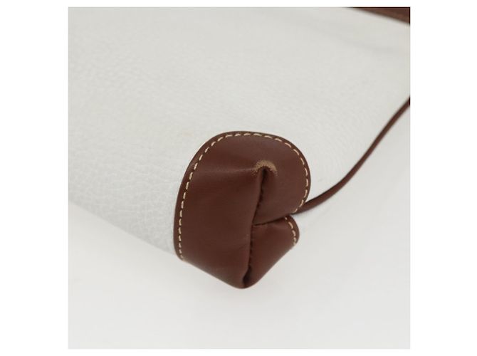 Borsa a Spalla GG Supreme in Pelle Bianca e Argento di GUCCI 87 007 5553 Auth bs31885 Bianco - vista 12