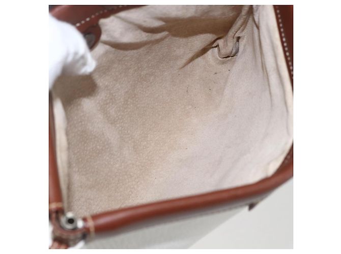 Borsa a Spalla GG Supreme in Pelle Bianca e Argento di GUCCI 87 007 5553 Auth bs31885 Bianco - vista 16