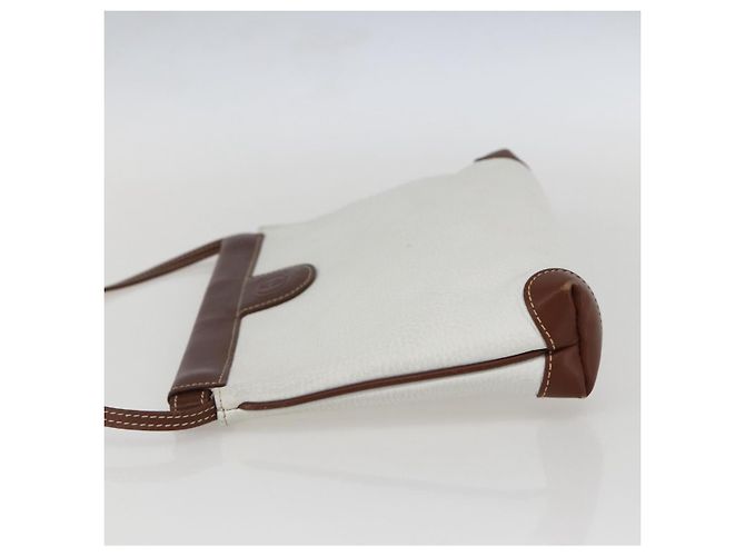 Borsa a Spalla GG Supreme in Pelle Bianca e Argento di GUCCI 87 007 5553 Auth bs31885 Bianco - vista 4