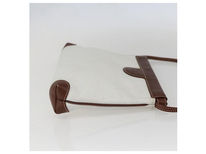 Borsa a Spalla GG Supreme in Pelle Bianca e Argento di GUCCI 87 007 5553 Auth bs31885 Bianco - vista 5