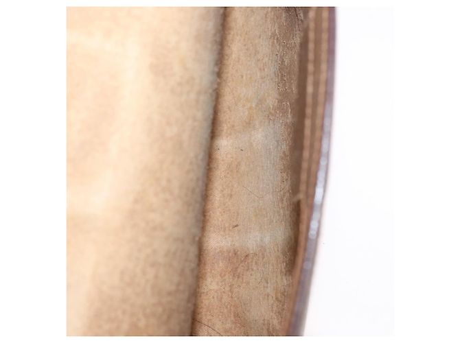 GUCCI GG Supreme Web Sherry Line Clutch Bag PVC Beige Oro 89 01 006 Auth BA9104 - vista 16