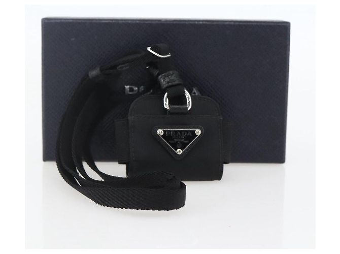PRADA For AirPods Pro Earphone Case Nylon Black 1ZD005 Auth 158639 - view 12