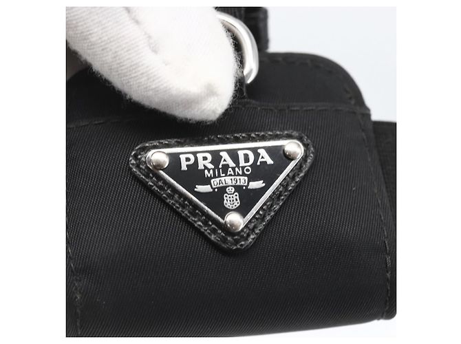 PRADA For AirPods Pro Earphone Case Nylon Black 1ZD005 Auth 158639 - view 18
