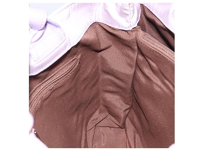 Borsa a mano Vala in nylon viola e oro Salvatore Ferragamo Auth bs31861 D'oro Porpora - vista 18