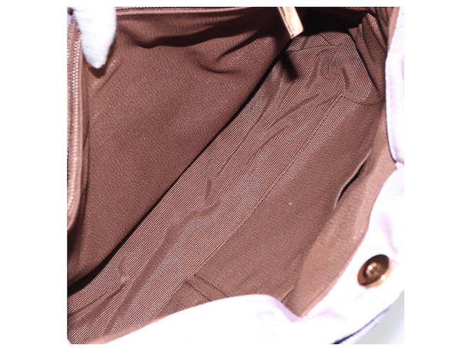 Borsa a mano Vala in nylon viola e oro Salvatore Ferragamo Auth bs31861 D'oro Porpora - vista 24