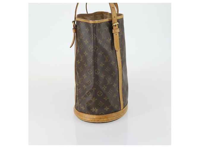 LOUIS VUITTON Borsa a Spalla Monogram Bucket GM M42236 LV Auth ka1120 Monogramma - vista 3