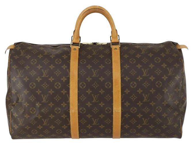 LOUIS VUITTON Borsa Boston Monogram Keepall 55 M41424 LV Auth ep12315 Monogramma - vista 13