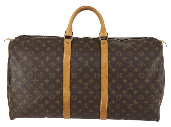 LOUIS VUITTON Borsa Boston Monogram Keepall 55 M41424 LV Auth ep12315 Monogramma - vista 2