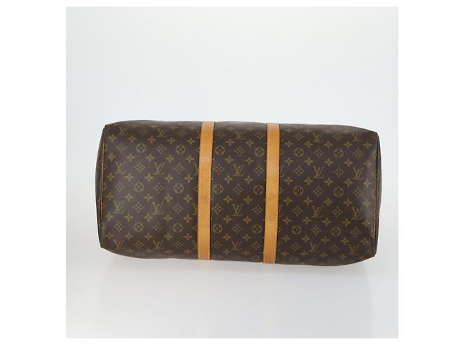 LOUIS VUITTON Borsa Boston Monogram Keepall 55 M41424 LV Auth ep12315 Monogramma - vista 5
