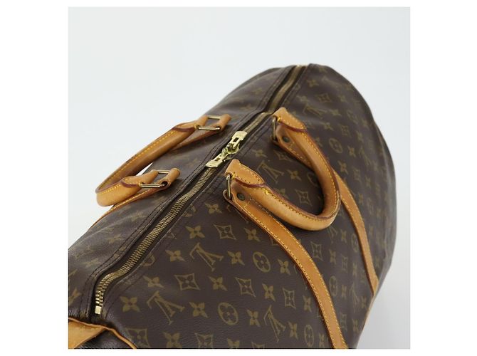 LOUIS VUITTON Borsa Boston Monogram Keepall 55 M41424 LV Auth ep12315 Monogramma - vista 6