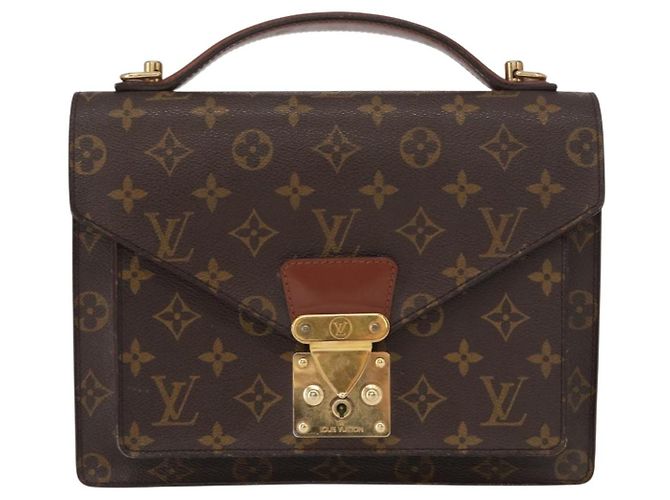 LOUIS VUITTON Monogram Monceau 28 Borsa M51185 LV Auth ep12500 Monogramma - vista 13