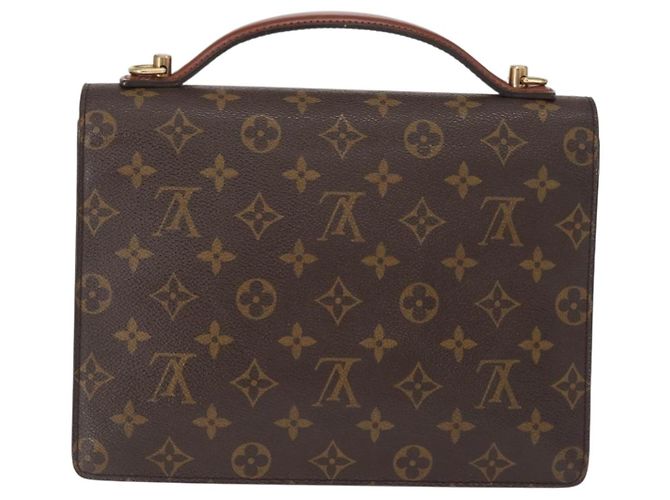 LOUIS VUITTON Monogram Monceau 28 Borsa M51185 LV Auth ep12500 Monogramma - vista 2