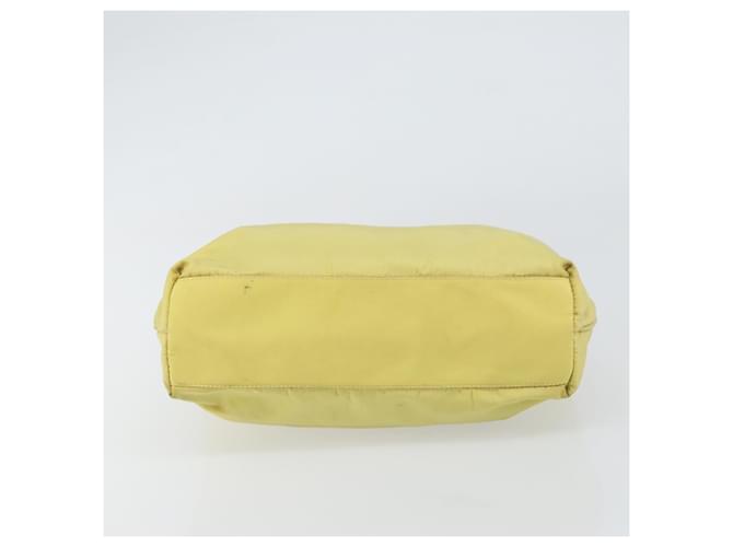 PRADA Borsa a mano in nylon giallo oro Auth BA9158 D'oro - vista 5