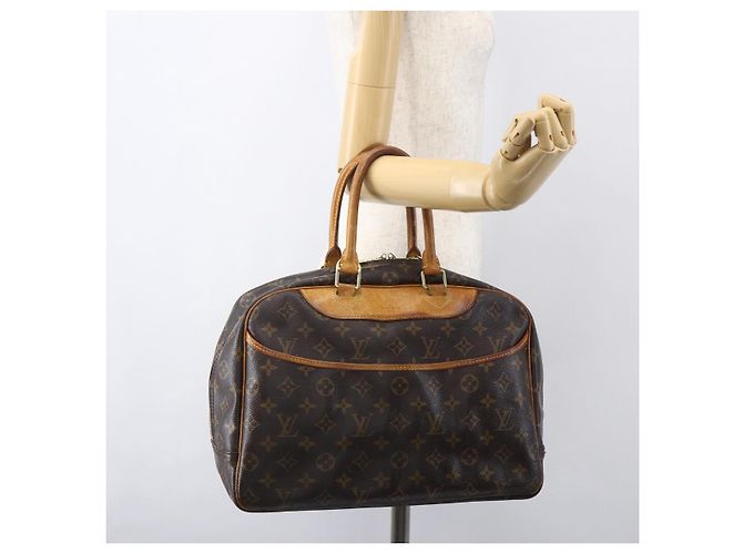 LOUIS VUITTON Borsa a Mano Monogram Deauville M47270 LV Auth 158275 Monogramma - vista 24