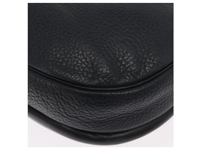 Borsa a Spalla Christian Dior in Pelle Blu Navy Oro Auth ka1151 D'oro - vista 13