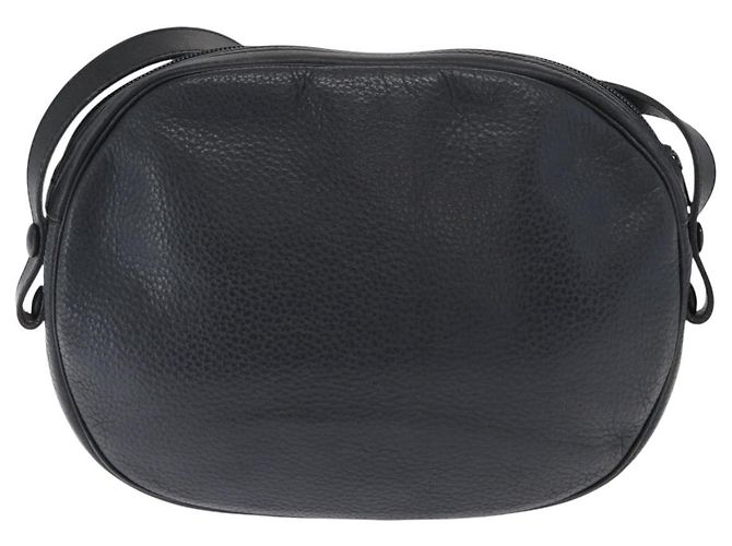Borsa a Spalla Christian Dior in Pelle Blu Navy Oro Auth ka1151 D'oro - vista 3