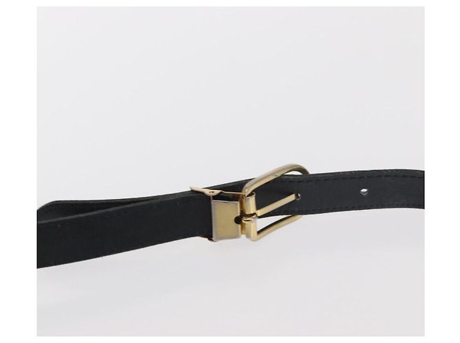 Borsa a Spalla Christian Dior in Pelle Blu Navy Oro Auth ka1151 D'oro - vista 8