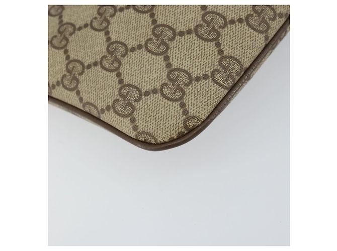 Borsa Sherry Line GG Supreme Web di GUCCI in PVC beige e oro 904 02 047 Auth 158689 D'oro - vista 12