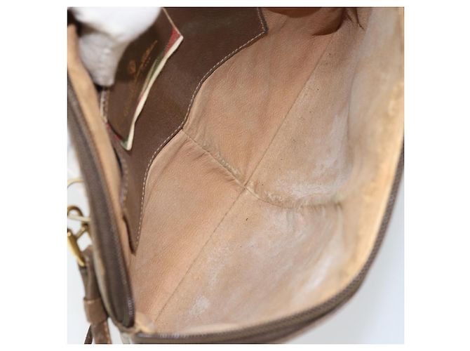 Borsa Sherry Line GG Supreme Web di GUCCI in PVC beige e oro 904 02 047 Auth 158689 D'oro - vista 18
