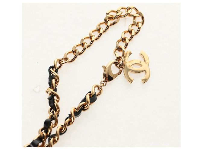 Collana CHANEL metallo oro CC Auth 157977SM D'oro - vista 11