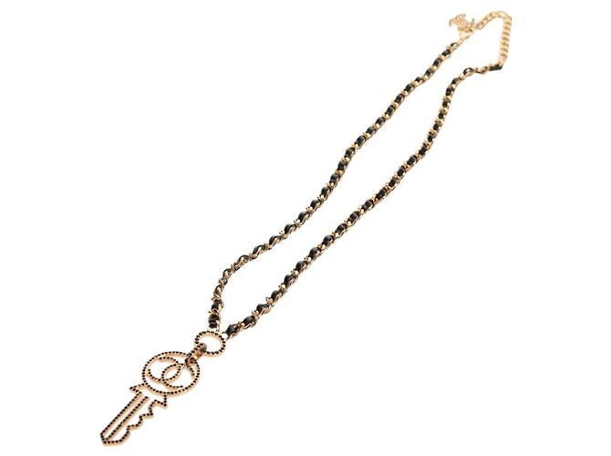 Collana CHANEL metallo oro CC Auth 157977SM D'oro - vista 2