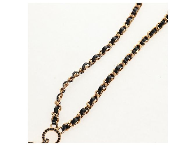 Collana CHANEL metallo oro CC Auth 157977SM D'oro - vista 4