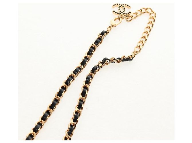 Collana CHANEL metallo oro CC Auth 157977SM D'oro - vista 5