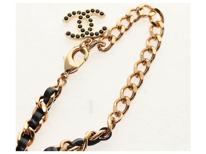 Collana CHANEL metallo oro CC Auth 157977SM D'oro - vista 6