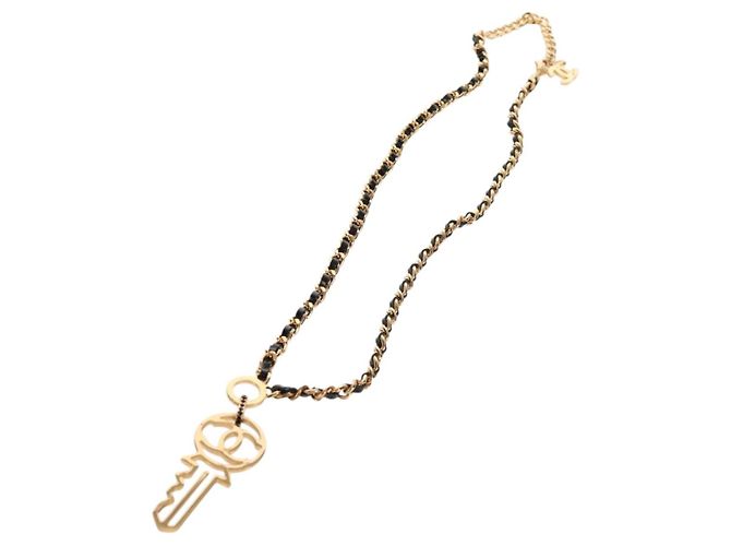 Collana CHANEL metallo oro CC Auth 157977SM D'oro - vista 7