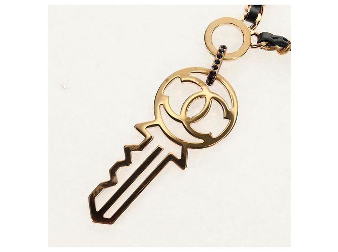 Collana CHANEL metallo oro CC Auth 157977SM D'oro - vista 8