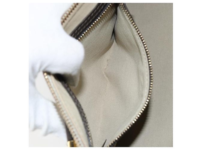 LOUIS VUITTON Mini Alma Ron Borsa a Mano Monogramma Khaki M92206 LV Auth 158341 Cachi - vista 22