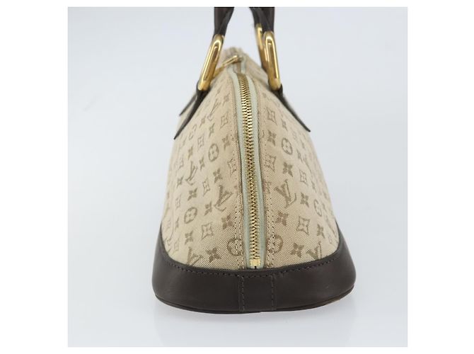 LOUIS VUITTON Mini Alma Ron Borsa a Mano Monogramma Khaki M92206 LV Auth 158341 Cachi - vista 4