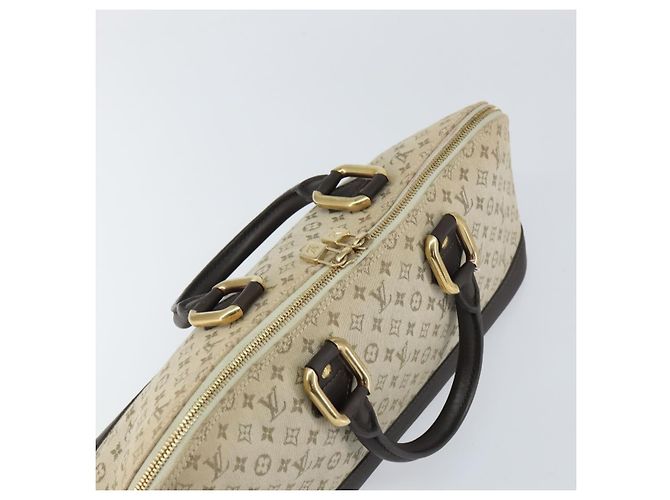 LOUIS VUITTON Mini Alma Ron Borsa a Mano Monogramma Khaki M92206 LV Auth 158341 Cachi - vista 6