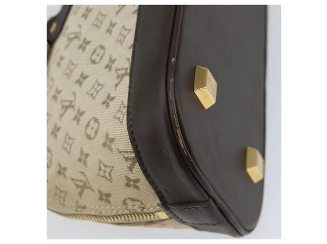 LOUIS VUITTON Mini Alma Ron Borsa a Mano Monogramma Khaki M92206 LV Auth 158341 Cachi - vista 9