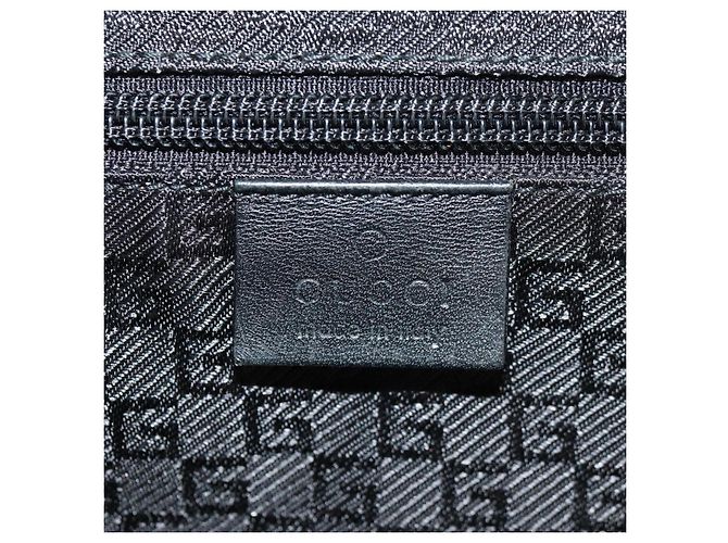 Borsa Boston GUCCI in nylon nero e argento 122324 Auth bs31848 - vista 20