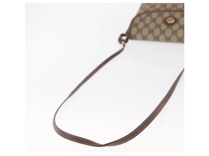 Gucci Borsa a Spalla GG Supreme PVC Beige Oro 007 115 6087 Auth ka1027 D'oro - vista 7