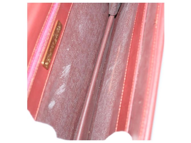 CARTIER Borsa a Spalla Must Line Pelle 2 Set Bordeaux Oro Auth mr1722 D'oro Bordò - vista 9