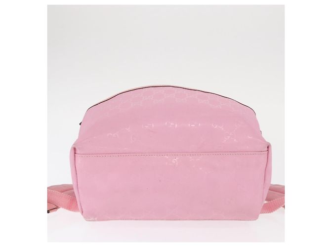 Zaino GUCCI GG Implementation PVC Argento Rosa 271327 Auth ka1055 - vista 11