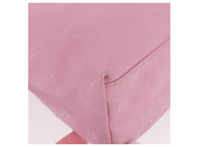Zaino GUCCI GG Implementation PVC Argento Rosa 271327 Auth ka1055 - vista 12