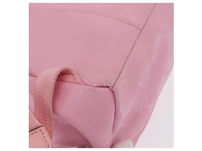 Zaino GUCCI GG Implementation PVC Argento Rosa 271327 Auth ka1055 - vista 14