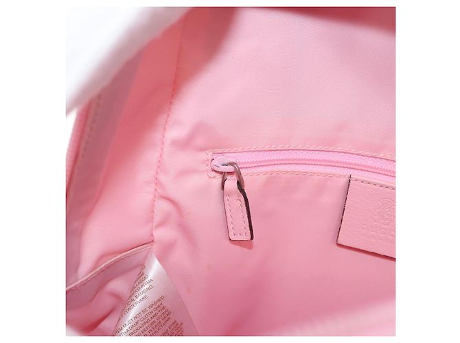 Zaino GUCCI GG Implementation PVC Argento Rosa 271327 Auth ka1055 - vista 23