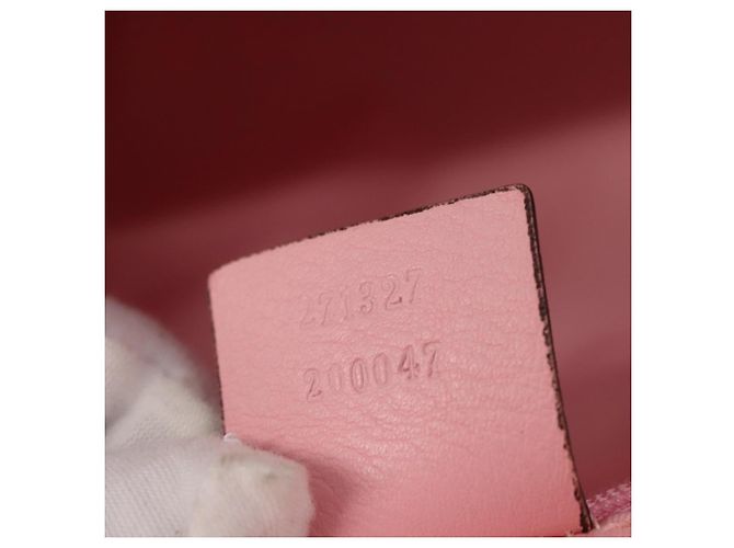 Zaino GUCCI GG Implementation PVC Argento Rosa 271327 Auth ka1055 - vista 25