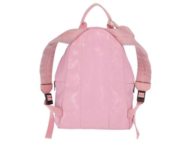 Zaino GUCCI GG Implementation PVC Argento Rosa 271327 Auth ka1055 - vista 3