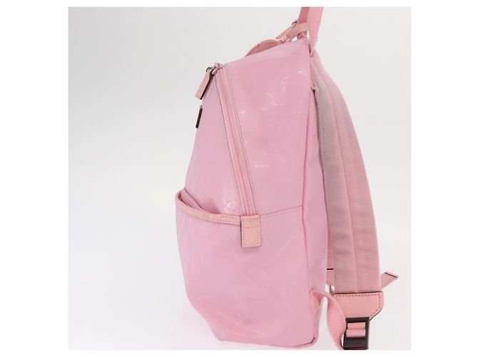 Zaino GUCCI GG Implementation PVC Argento Rosa 271327 Auth ka1055 - vista 4
